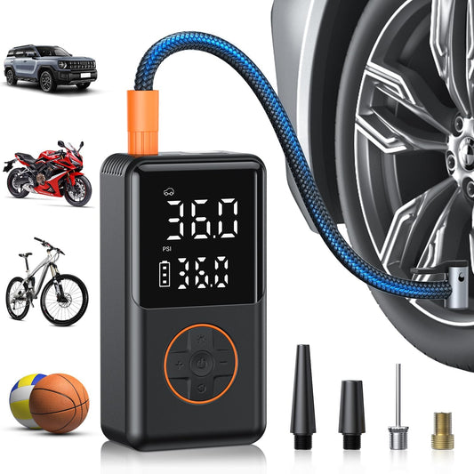 NUSTE Cordless Tire Inflator | Portable 150 PSI Pump