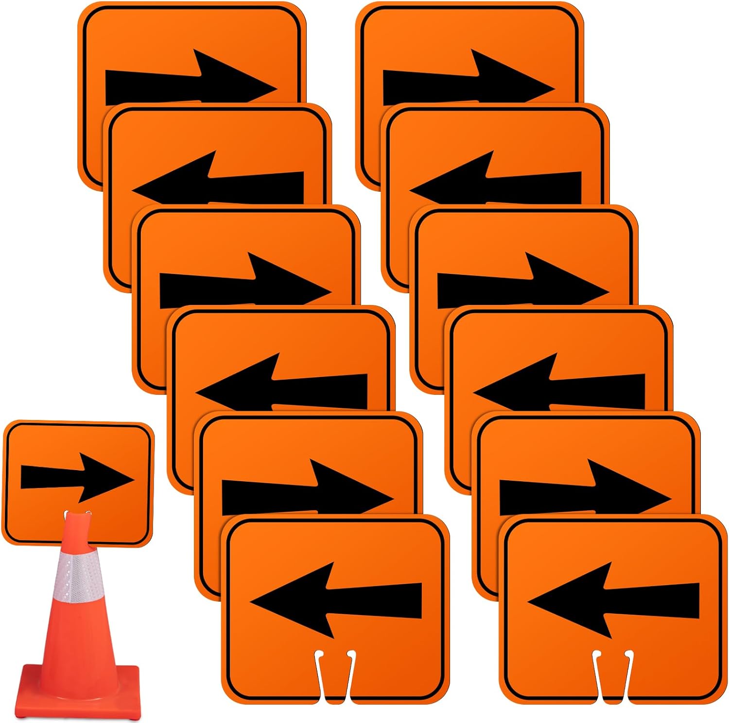 Geetery Traffic Arrow Signs for Road Barricade and Direction