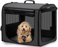 Dog Car Carrier Light Weight Foldable Pet Travel Crate - Stable
