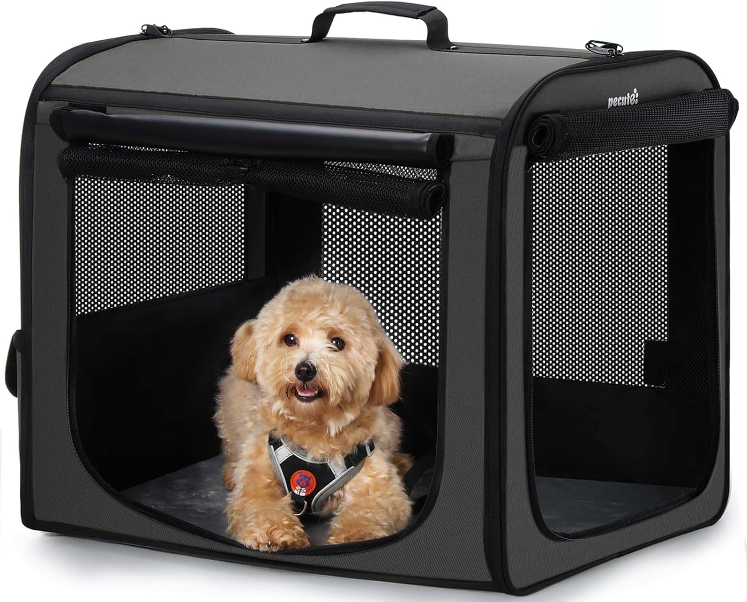 Lightweight Dog Car Carrier for Travel, Portable and Breathable