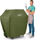 Zober BBQ Grill Cover 58 in Olive - Waterproof, Heavy Duty