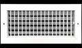14in x 6in Adjustable Air Supply Diffuser - High Airflow Vent Cover