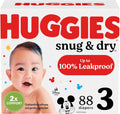 Huggies Size 3 Diapers Snug & Dry - Reliable Leak Protection