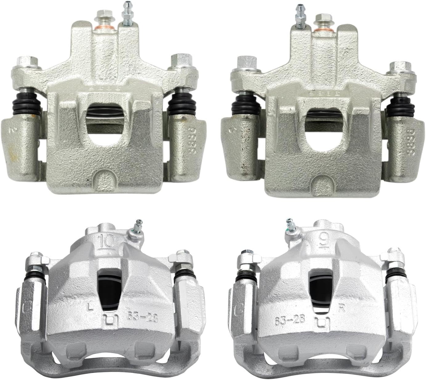 TRQ Brake Caliper Set for 2006-2007 Toyota Avalon & More