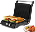 Panini Press Sandwich Maker and Electric Indoor Grill - Adjustable