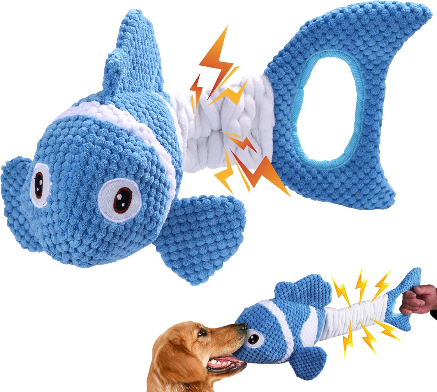 Durable Interactive Squeaky Dog Toy - Keeps Dogs Busy!