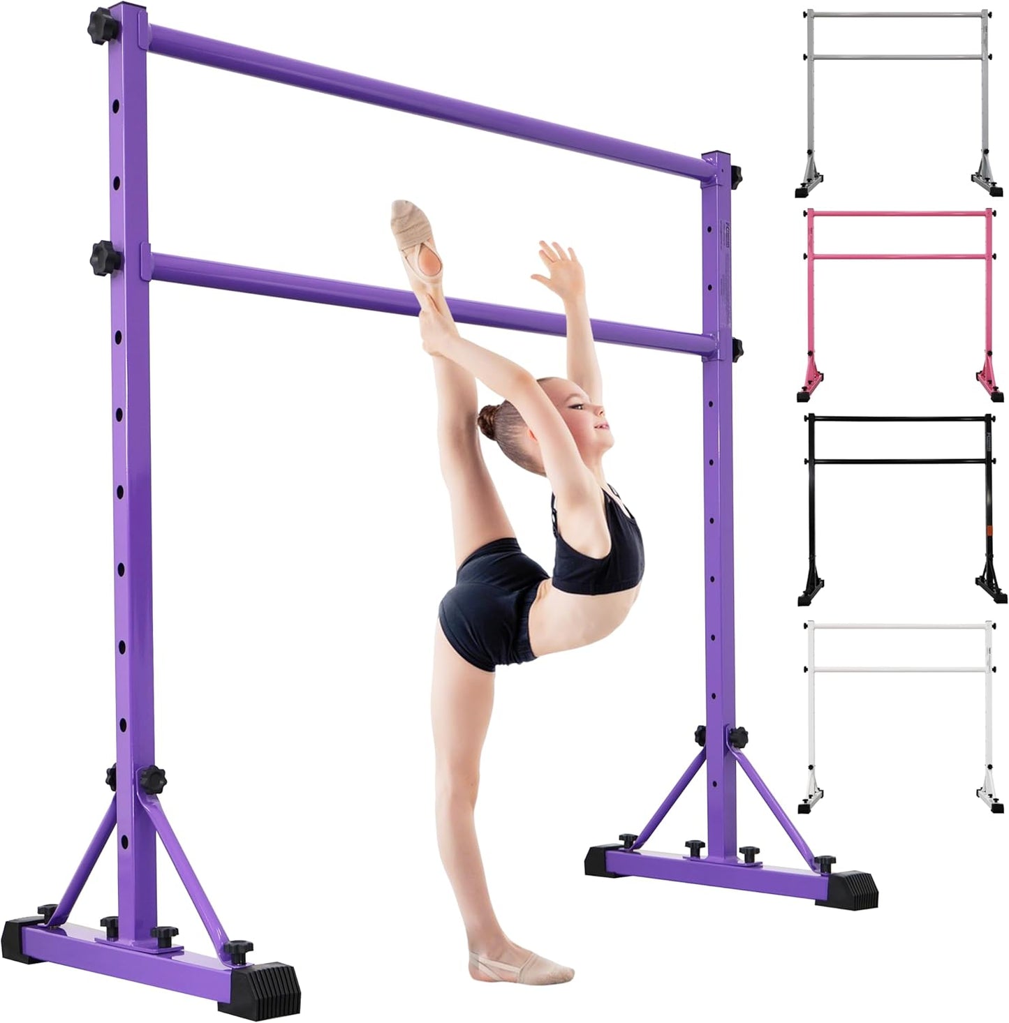 Adjustable Ballet Barre for Dance & Balance Exercise - Sturdy Design
