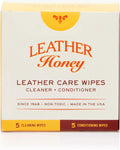 Leather Honey Leather Care Wipe Kit - Clean & Restore On-The-Go