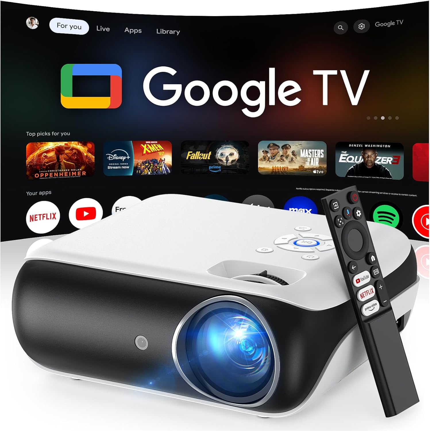 Ultimate Smart 4K Projector with Dolby Sound