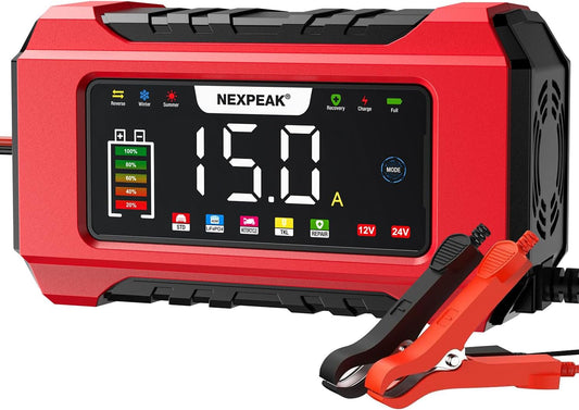 NEXPEAK NC215 Smart 15A Battery Charger