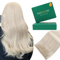 Easyouth Clip in Hair Extensions Blonde 18in 80g - Natural Volume