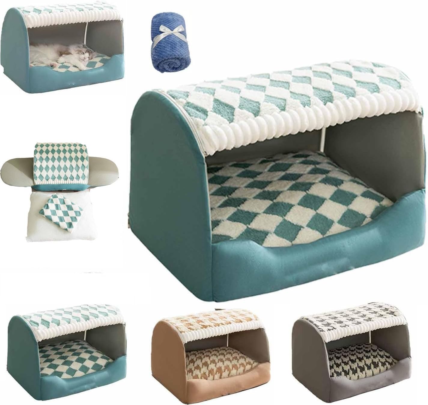 Cozy Removable Cushioned Dog House XXL