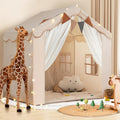 Kids Tent with Padded Mat Playhouse Tent 2 in 1 - Large Indoor