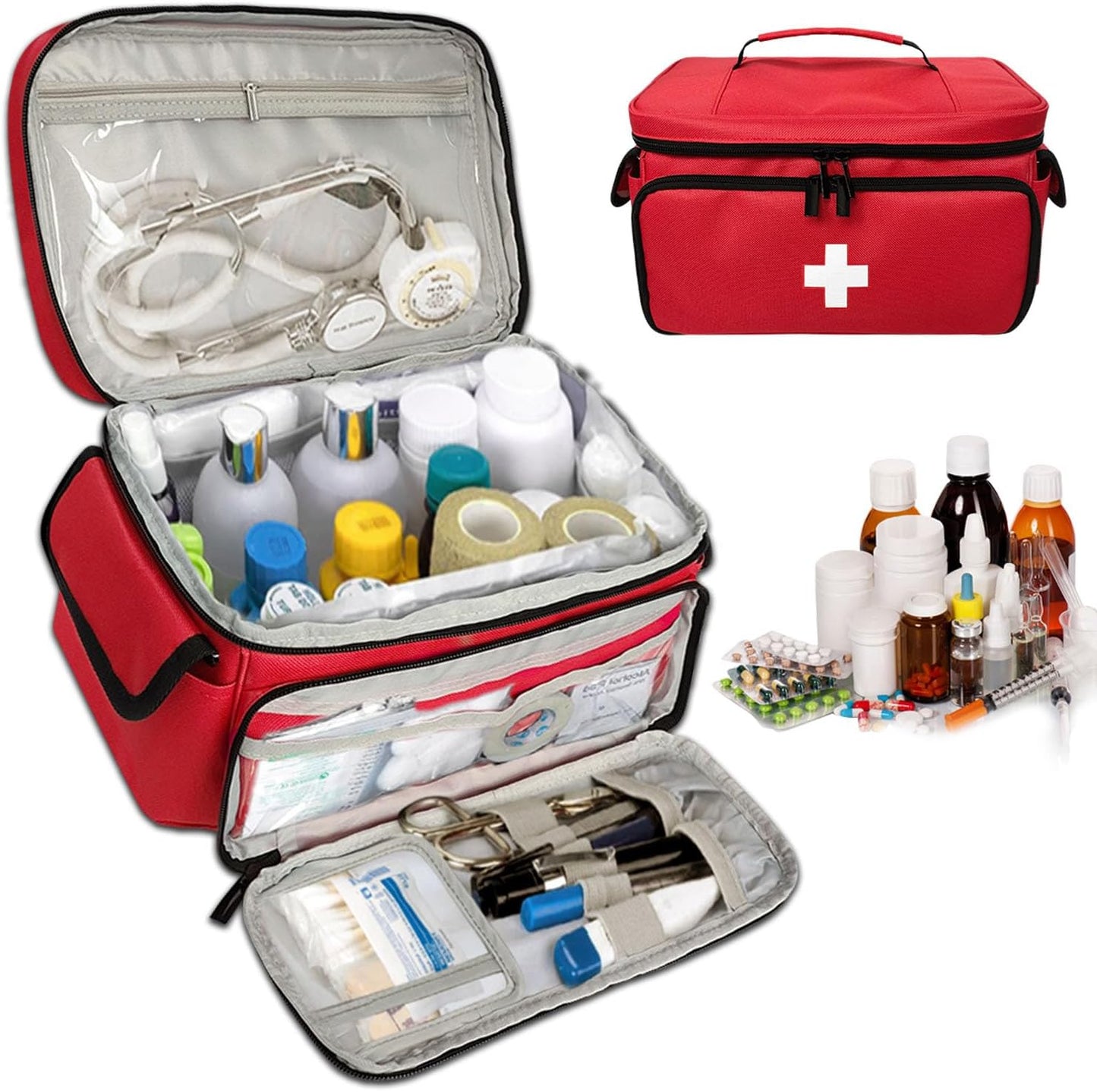 Boczif First Aid Kit: Waterproof & Portable Organizer