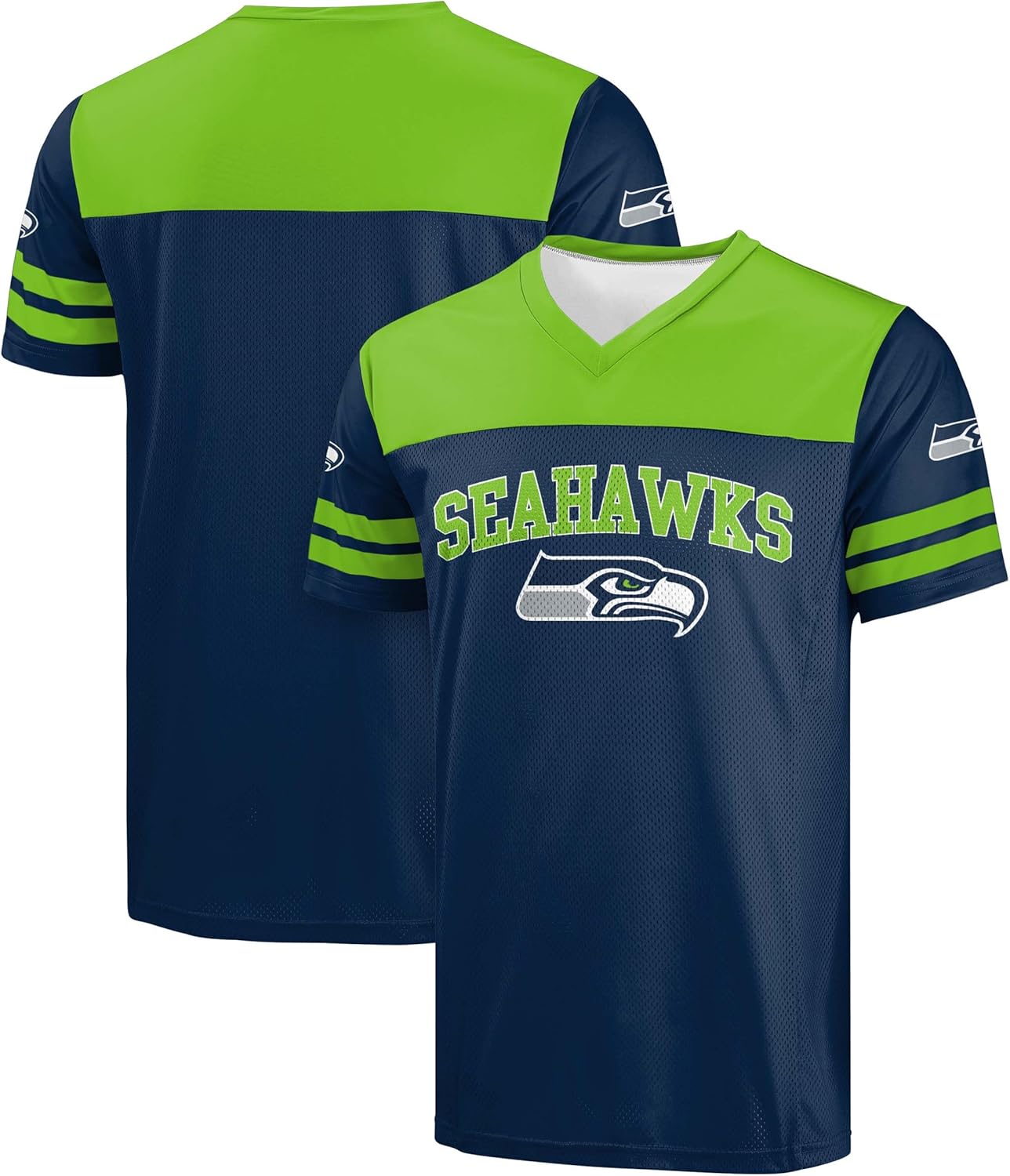 Seattle Seahawks Men's Officially Licensed Game Day V-Neck Top