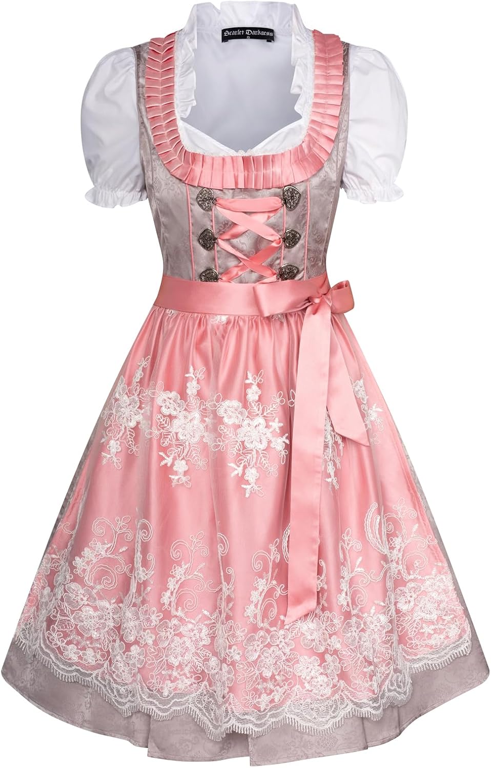 Oktoberfest Costume for Women - Bavarian Dirndl Dress Set