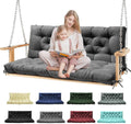 Porch Swing Cushions 60x40 in - Thick Waterproof Replacement for 2-3