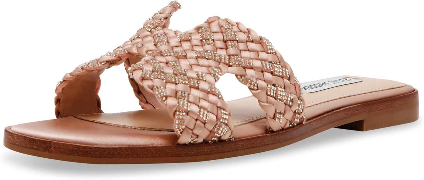 Steve Madden Hadyn Womens Flat Sandals for Chic Comfort