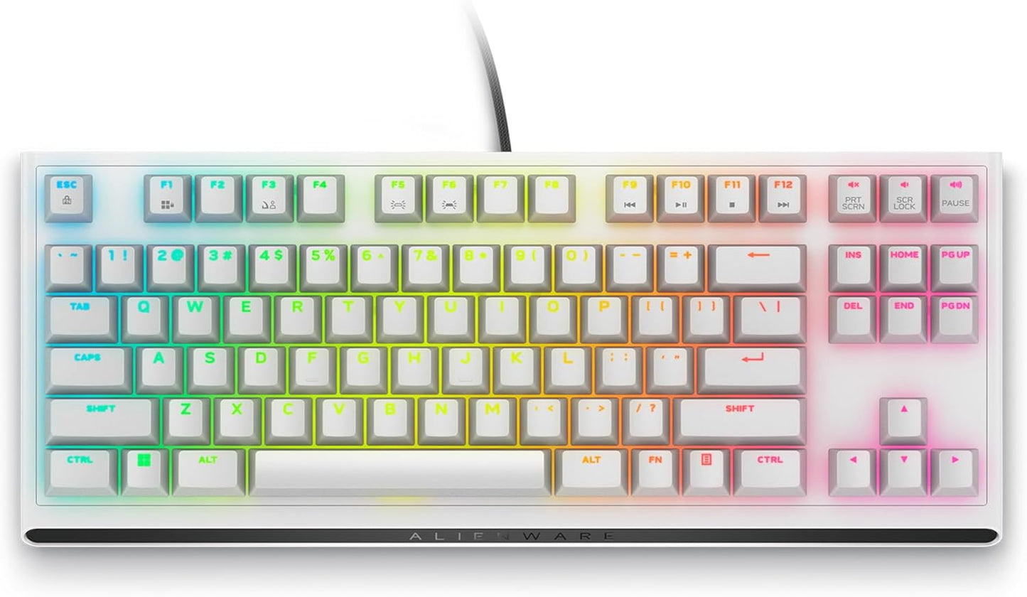 Alienware Tenkeyless Gaming Keyboard - AW420K - Lunar Light