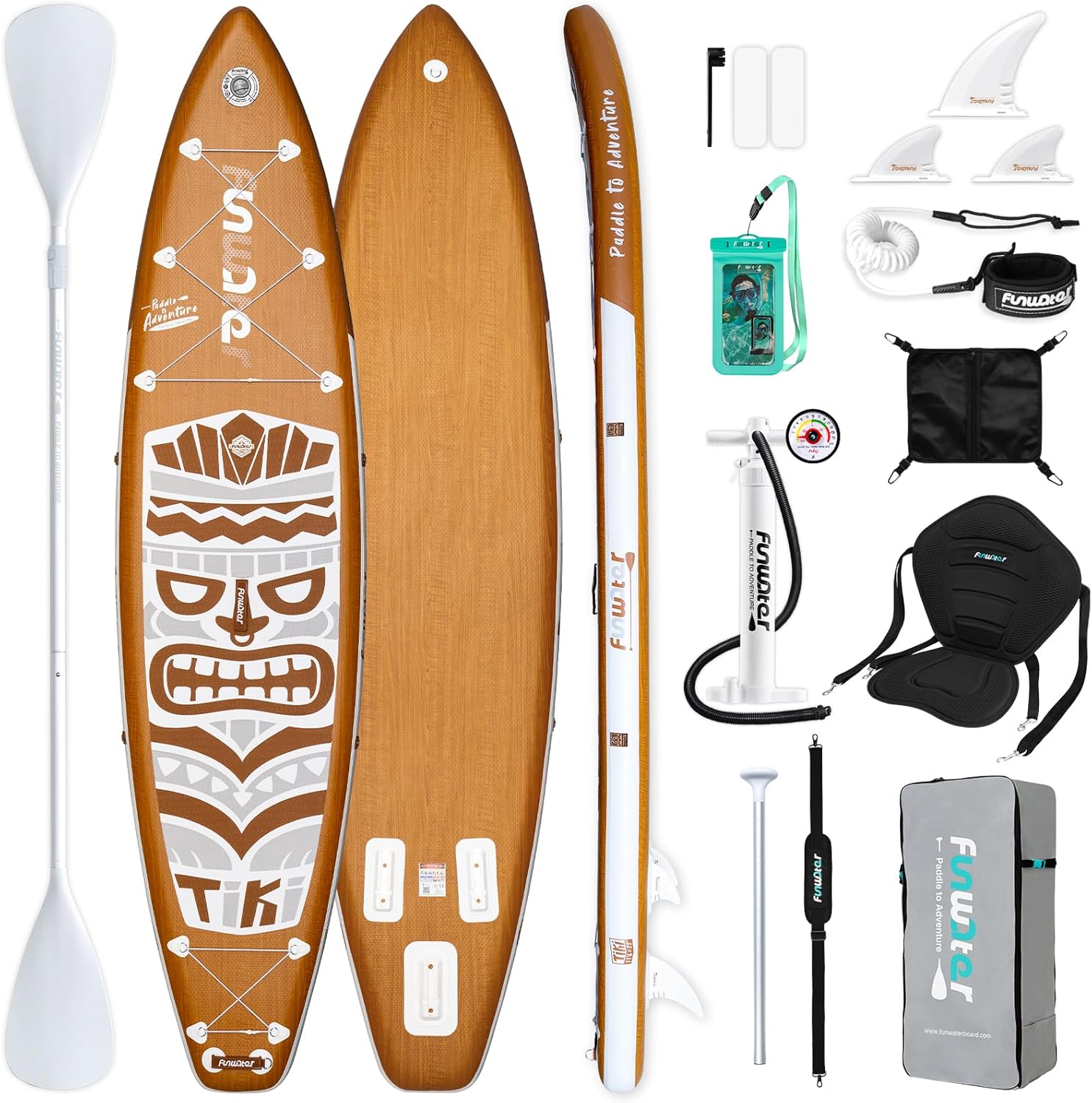 FunWater Inflatable Stand Up Paddle Board for All Skill Levels