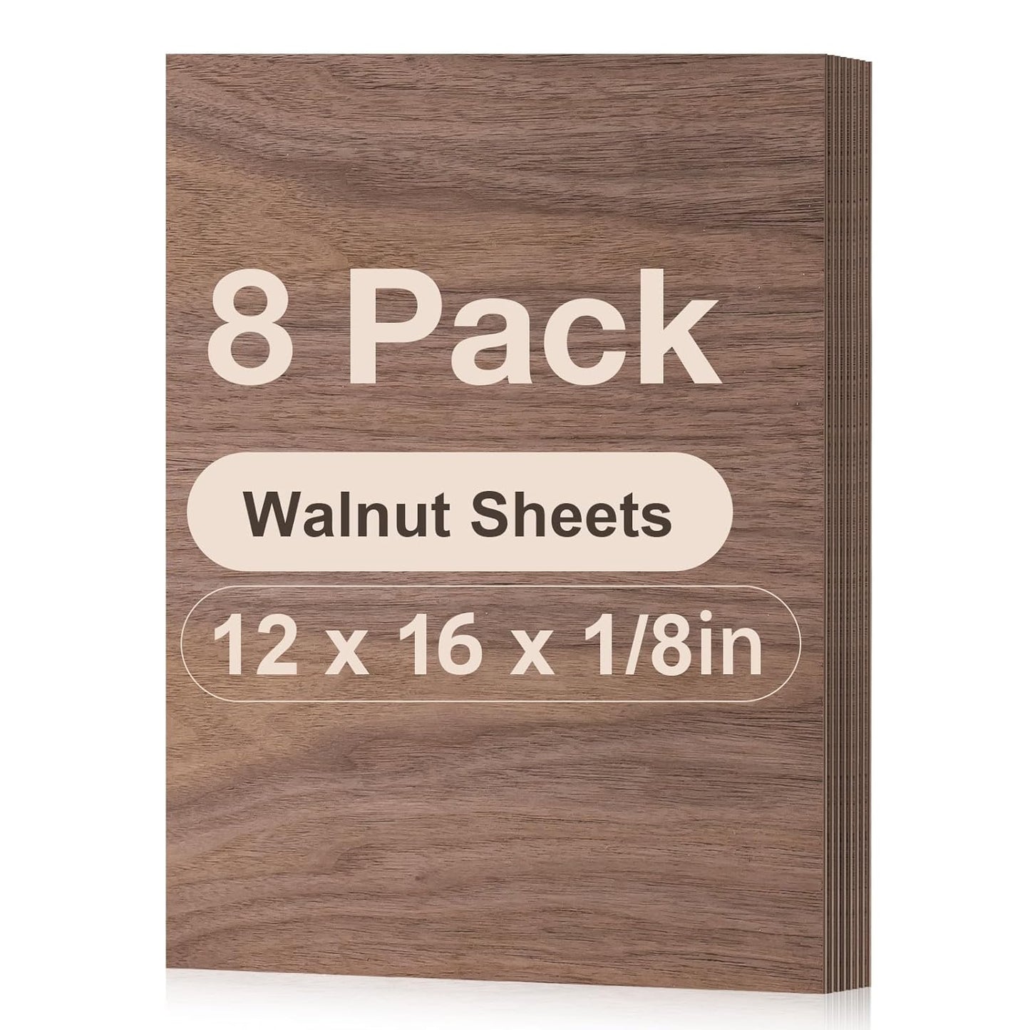 Rowood Walnut Plywood Sheets for Laser Cutting and DIY Crafts