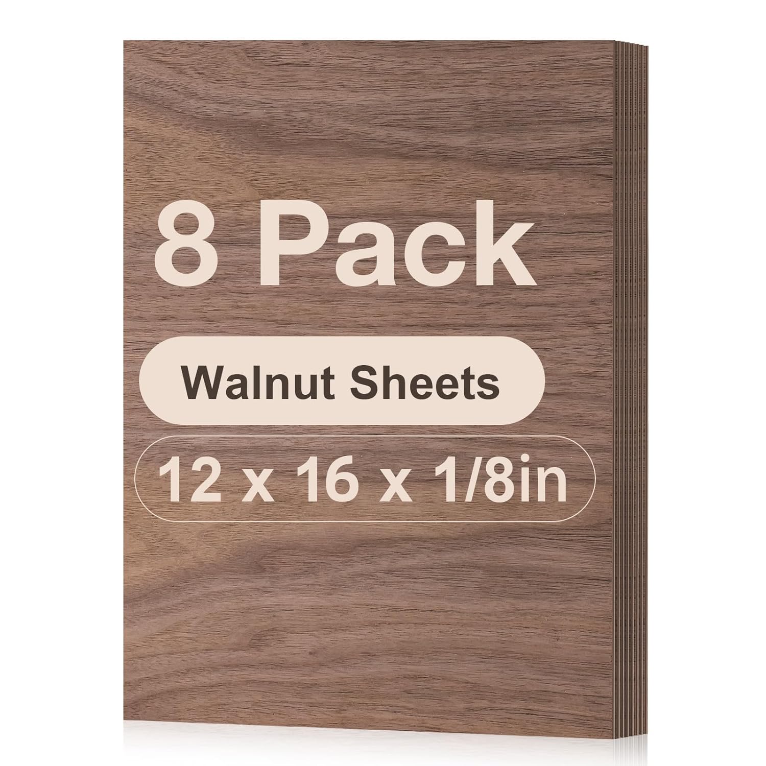 Rowood Walnut Plywood Sheets for Laser Cutting and DIY Crafts