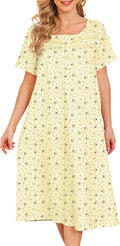 Bloggerlove Nightgowns for Women Soft 100% Cotton - Comfy Sleepwear