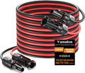 2x60 Feet Solar Panel Extension Cable 10AWG - Durable Outdoor Wire