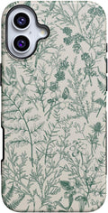 Casely iPhone 16 Plus Case Sage Garden - Bold 8-ft Protection