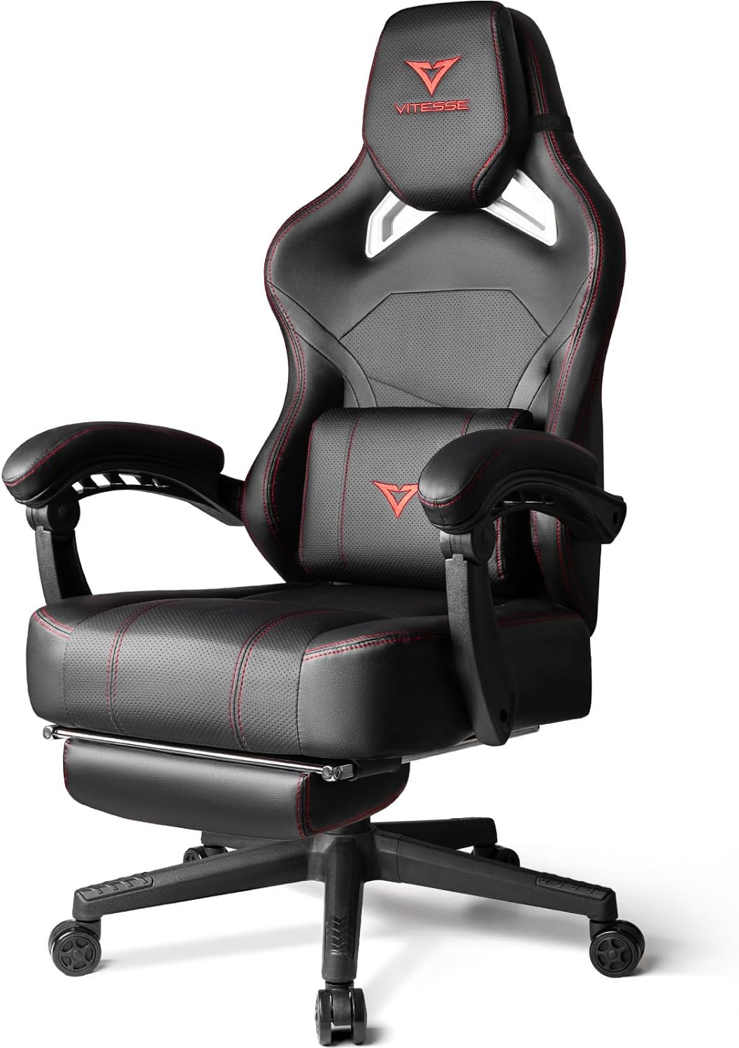 400lb Capacity Gaming Chair with Footrest