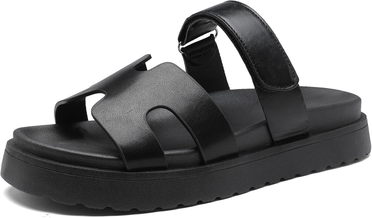 Women's Thick Platform Slide Sandals with Anti-Slip Sole for Summer