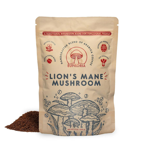 Organic Lion's Mane Ground Coffee | Mental Clarity | 9 oz