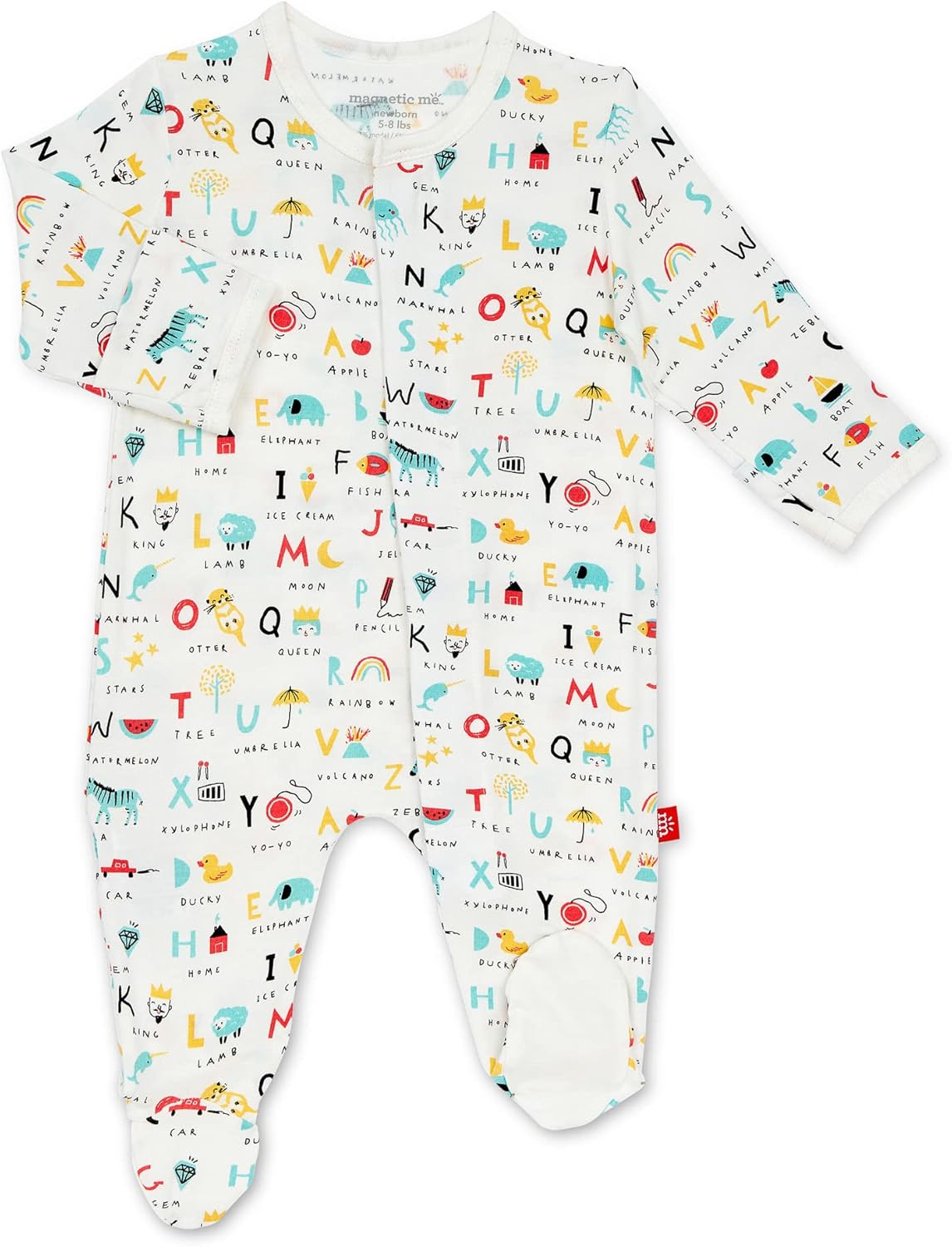 Magnetic Me Footie Pajamas Soft Modal Baby Sleepwear for All