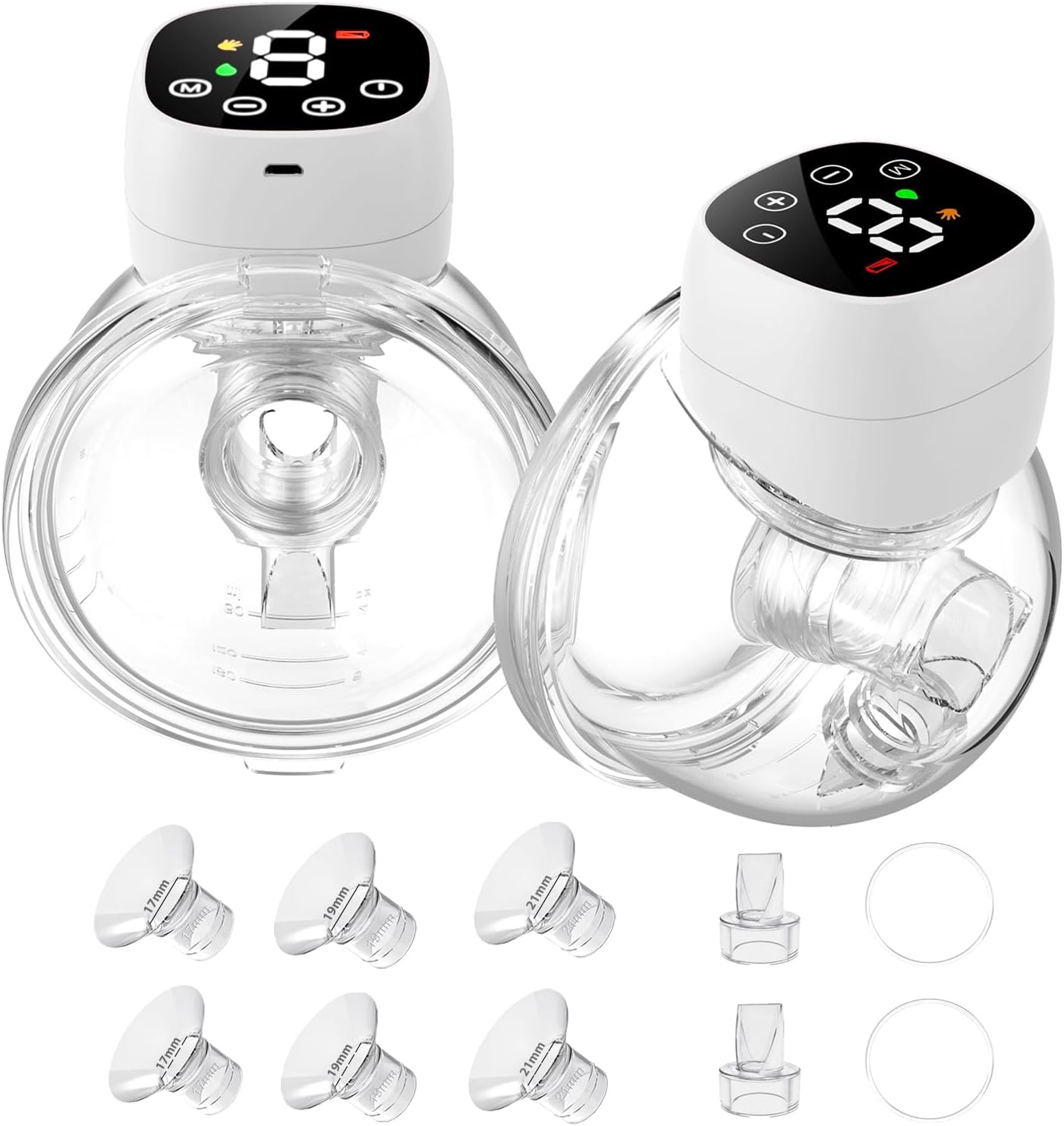 Hands Free Breast Pump with 3 Modes & 9 Levels for Moms