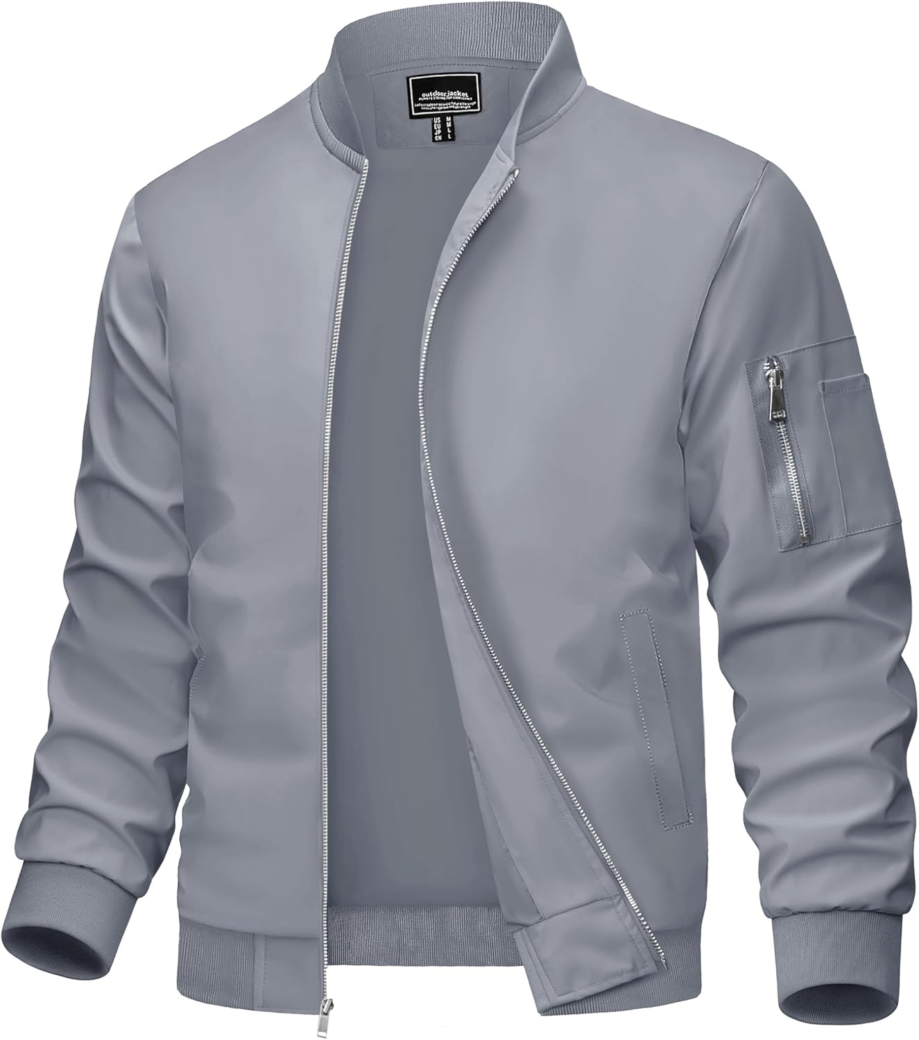 Lightweight Casual Windbreaker Bomber Jacket for Men