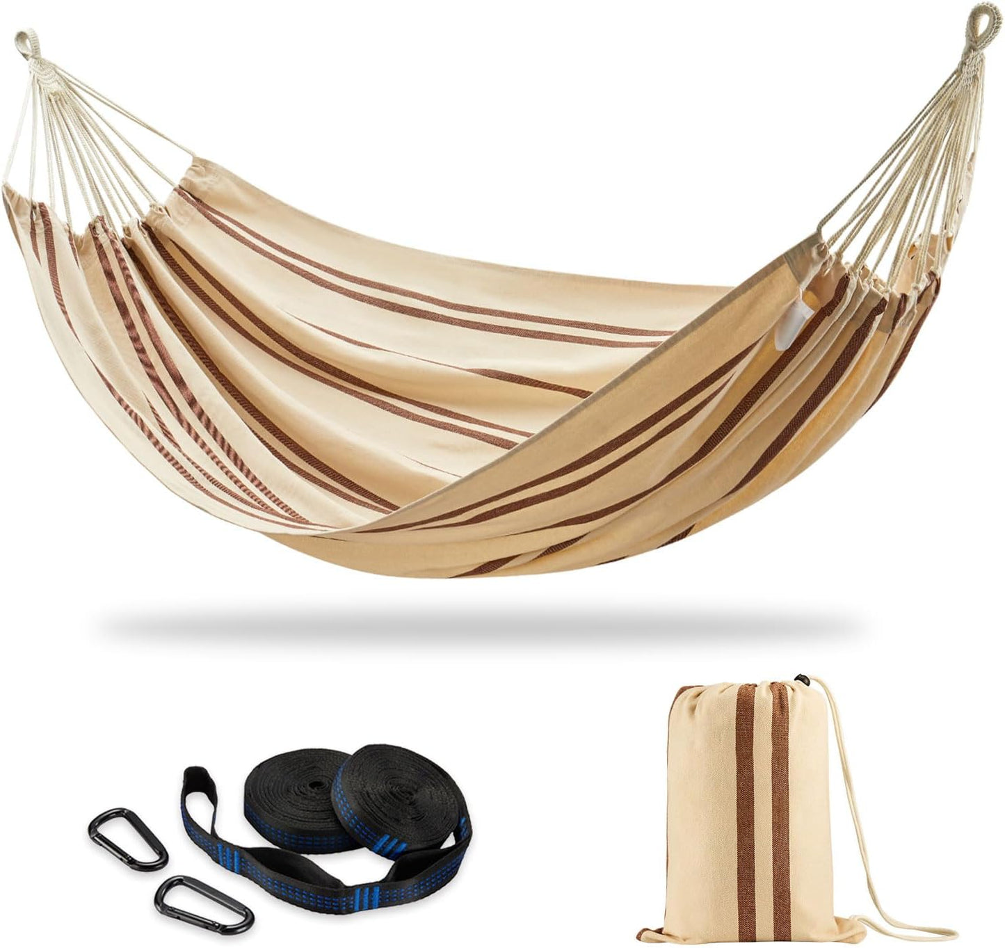 Brazilian Double Hammock for Two Persons, Extra Large 94x63in