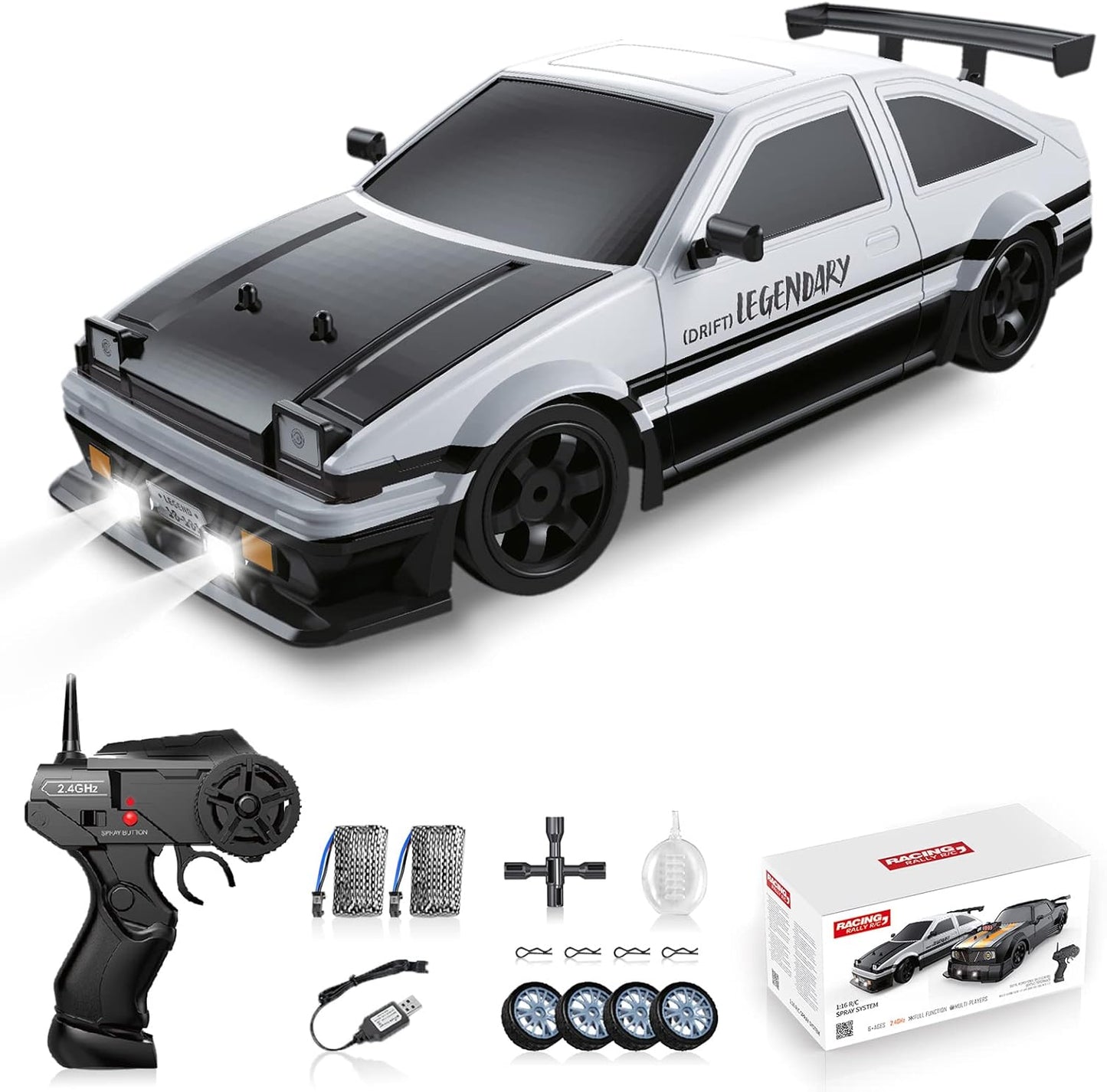 RC Drift Car 2.4GHz 1:16 Scale High Speed Remote Control Vehicle