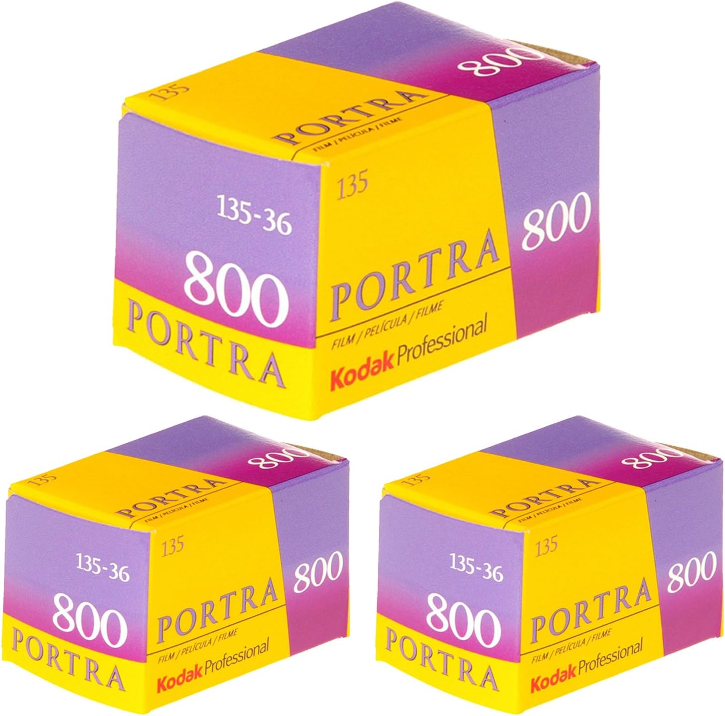 Kodak 145 1855 Portra 800 Color Negative Film 35mm 36 Exposures