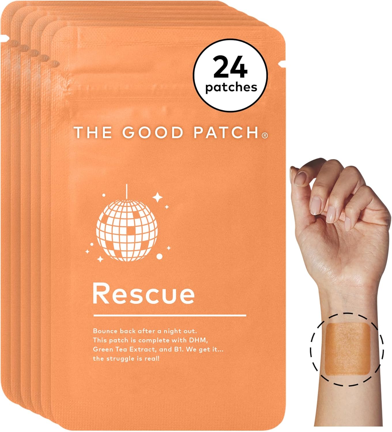 The Good Patch Rescue Recovery Patch for Post Night Out Relief