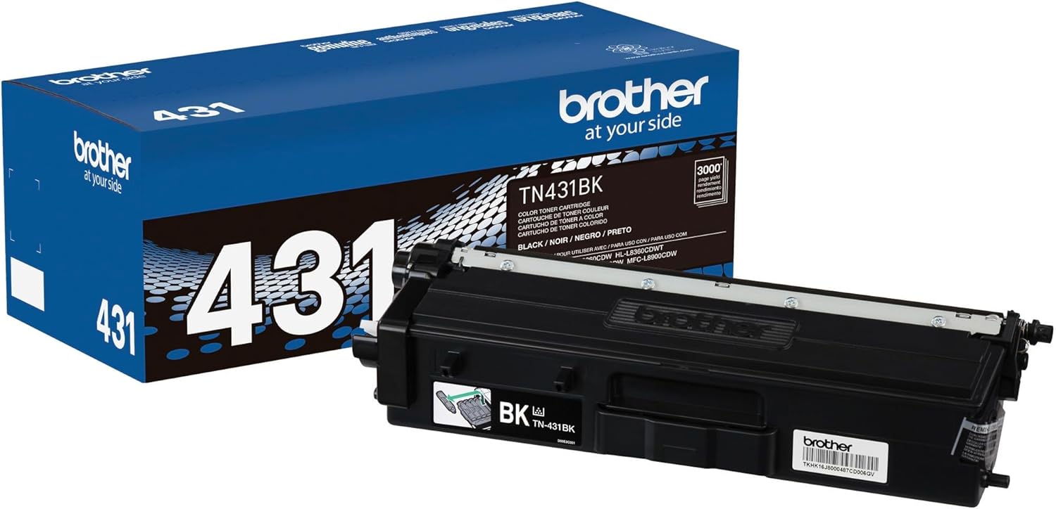 Brother TN431BK Black Toner - Premium Print Quality