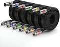 XLR Cables 25ft 6 Pack - Balanced XLR Male to Female Cables
