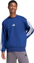 adidas mens Essentials Fleece 3-stripes Sweatshirt - Comfortable comfy