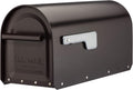 Sequoia Galvanized Steel Post Mount Mailbox - Heavy Duty Durable