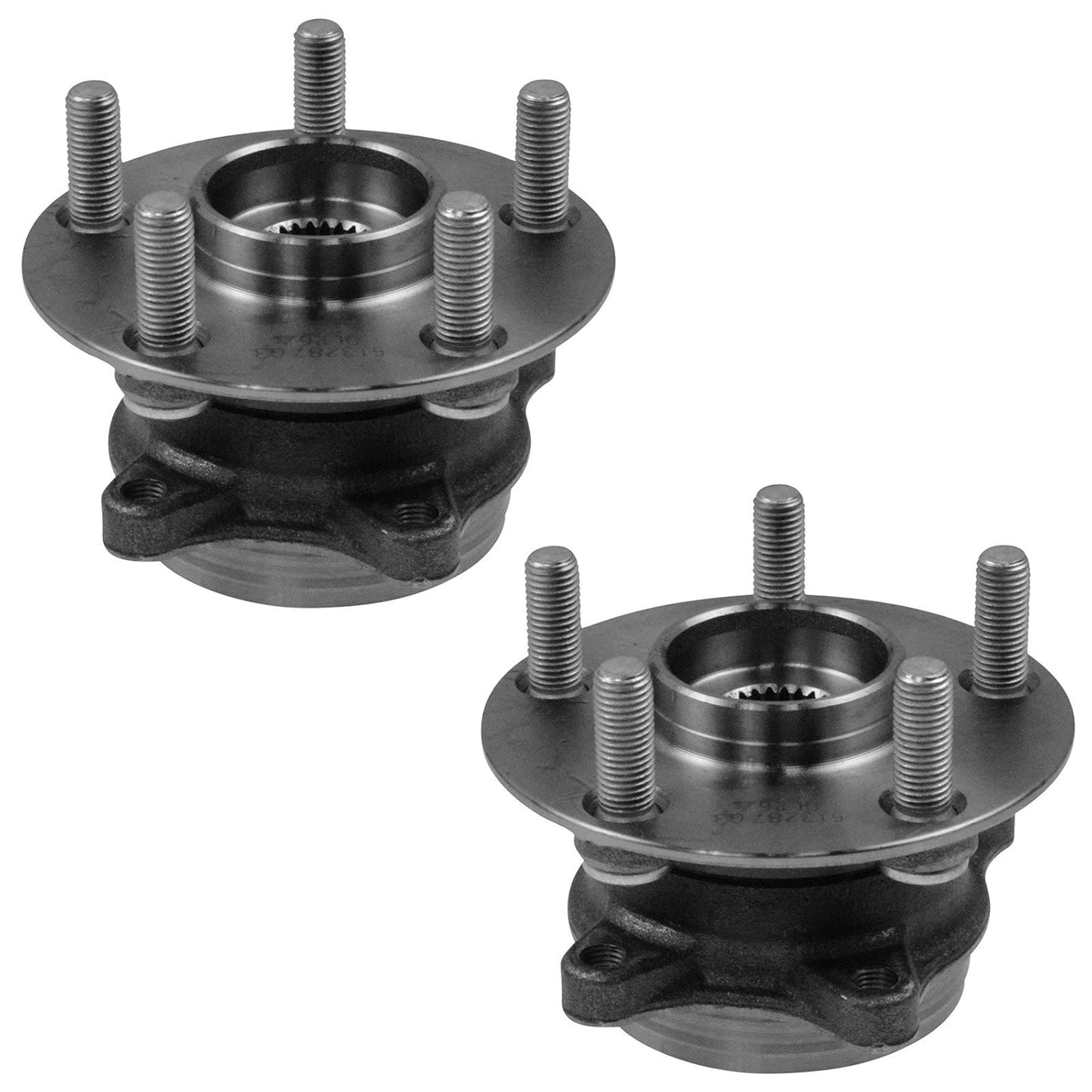 TRQ Front Wheel Bearing & Hub Assembly Set for Lexus and Toyota
