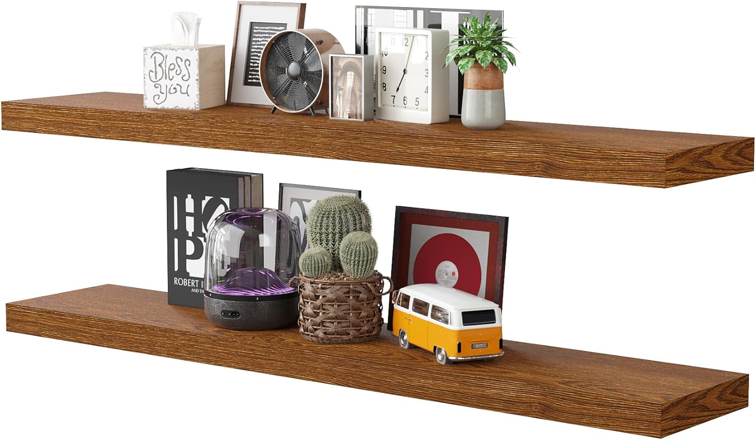 BAMEOS Floating Shelves for Stylish Home Organization and Decor