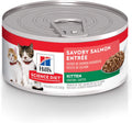 Hill's Science Diet Kitten Wet Cat Food Salmon Minced - Growth Support