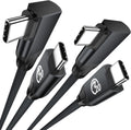 USB C to USB C Cable 100W 15ft (2 Pack) - Right Angle, 20Gbps