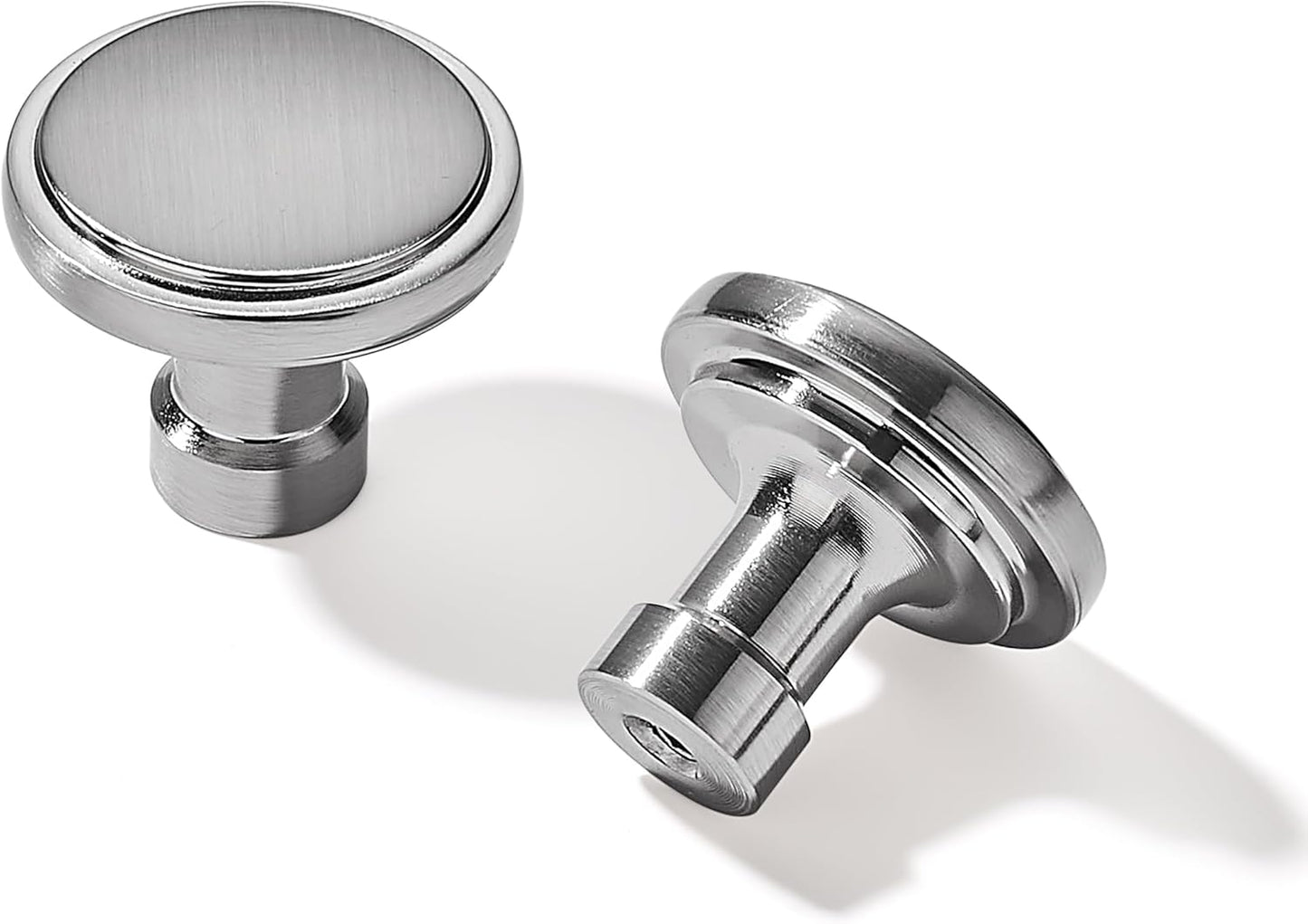 20 Pack Brushed Satin Nickel Cabinet Knobs for Modern Decor