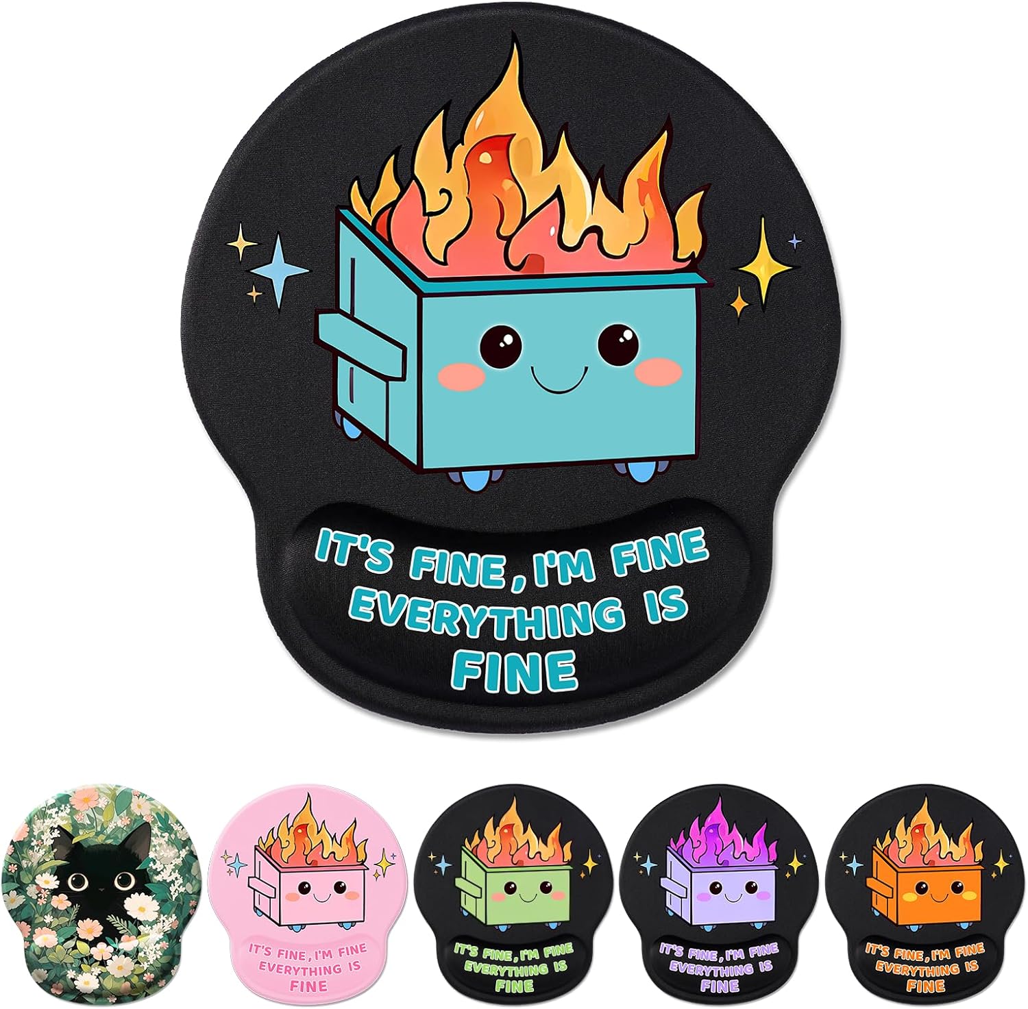 Hancynir Dumpster Fire Wrist Rest: Comfortable Pain Relief
