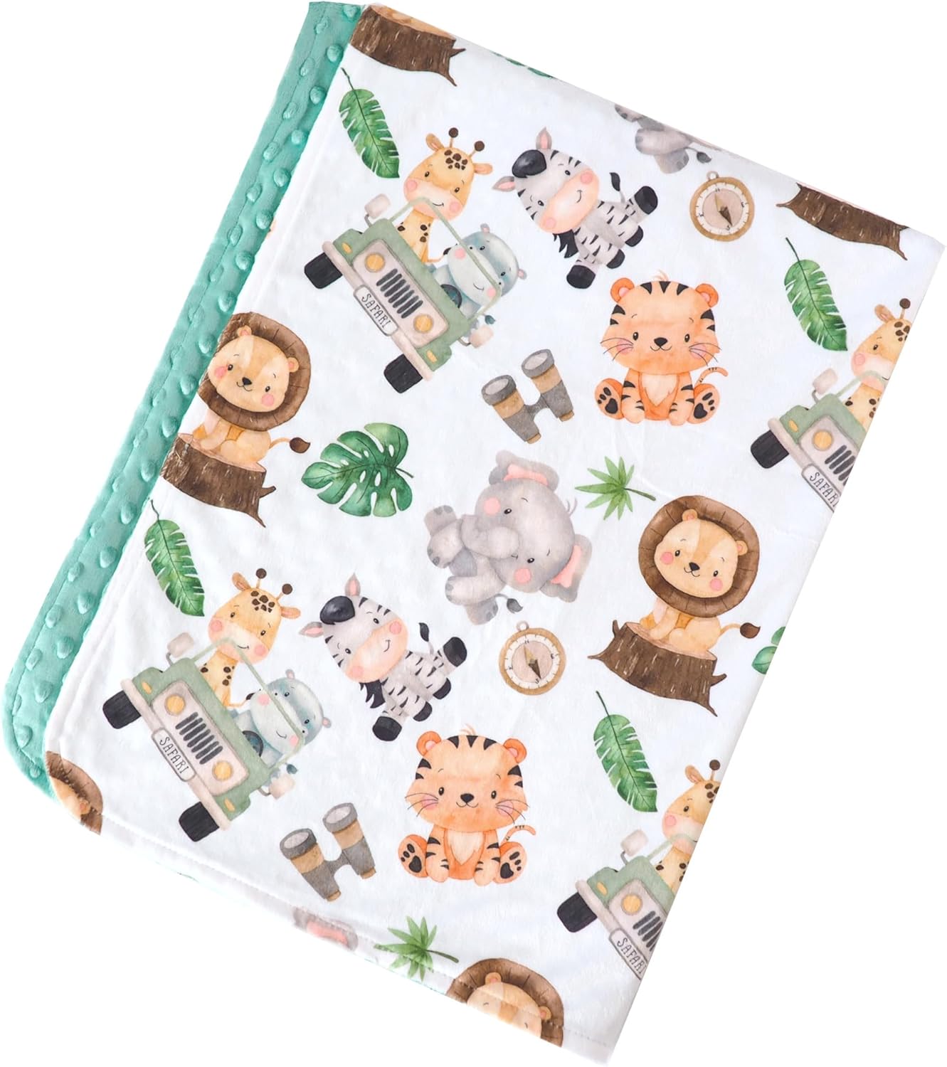 Premium Soft Plush Lightweight Minky Dot Toddler Blanket